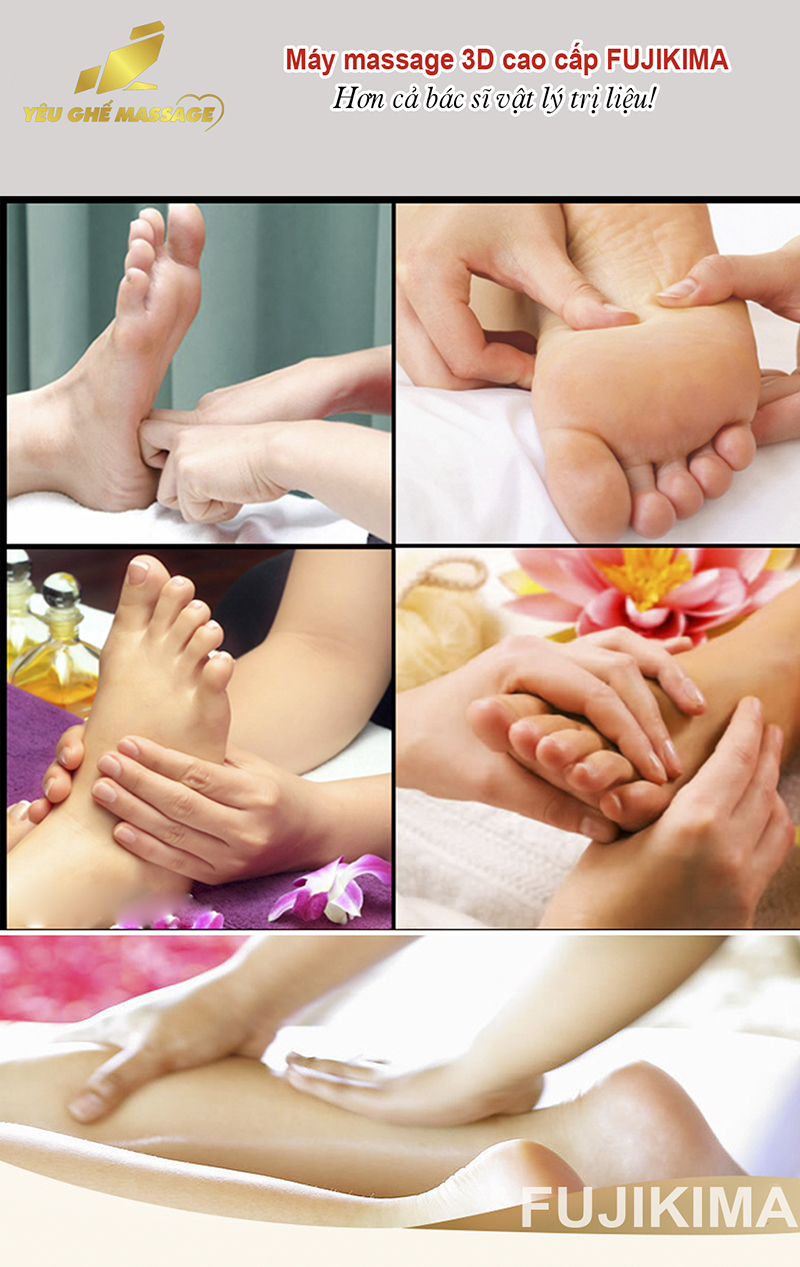 Máy massage chân 3D hồng ngoại cao cấp FUJIKIMA FJ-699K
