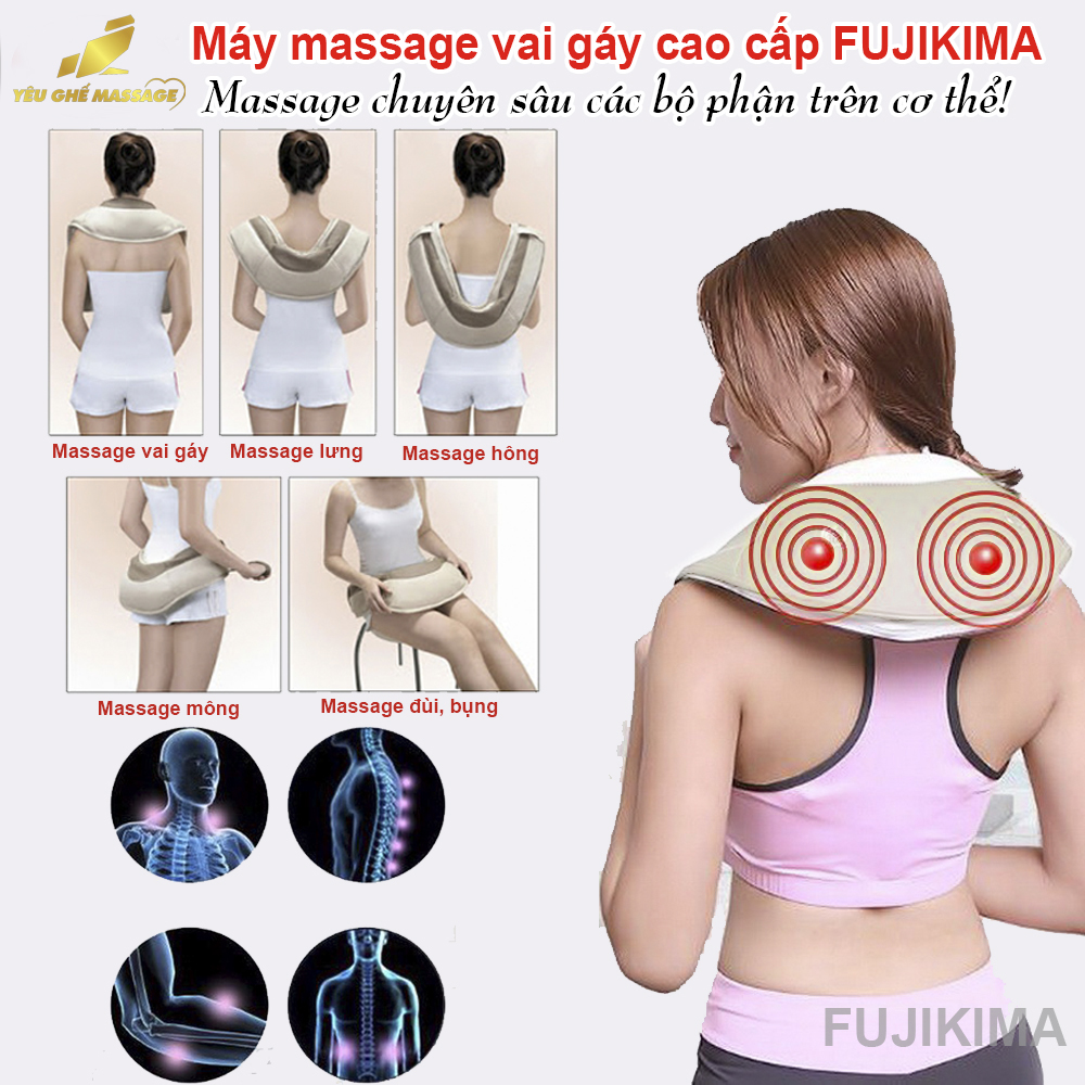 Máy massage Vai Gáy Fujikima FJ-264K cao cấp