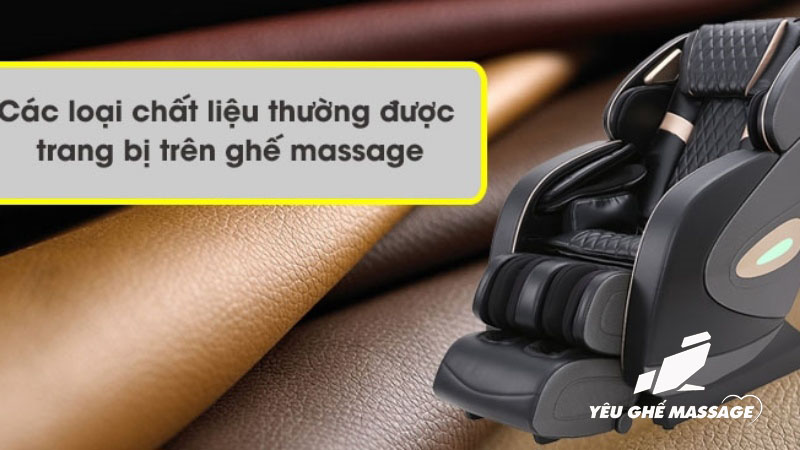 Bọc Da Ghế Massage và Những Lưu Ý để Tăng Độ bền của Ghế Chat lieu da su dung cho ghe massage anh dai dien