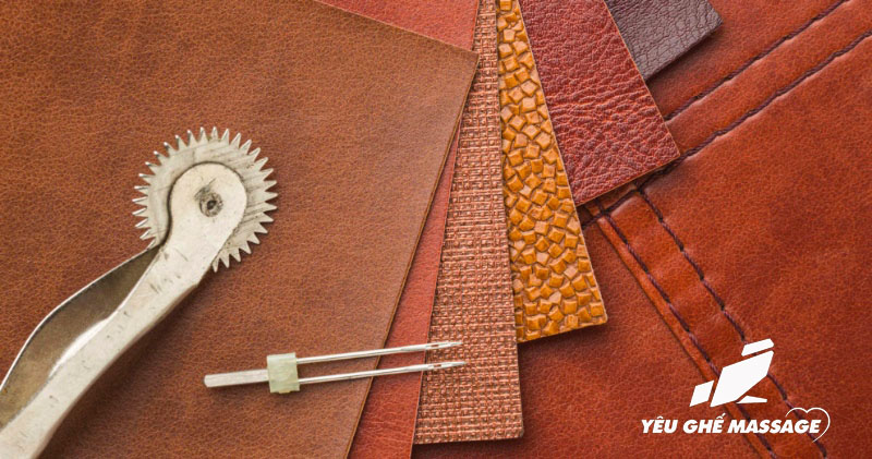 Chat lieu da su dung cho ghe massage la mot tieu chi de lua chon ghe