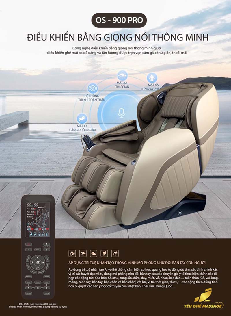 Ghế massage OKINAWA OS - 900 PRO