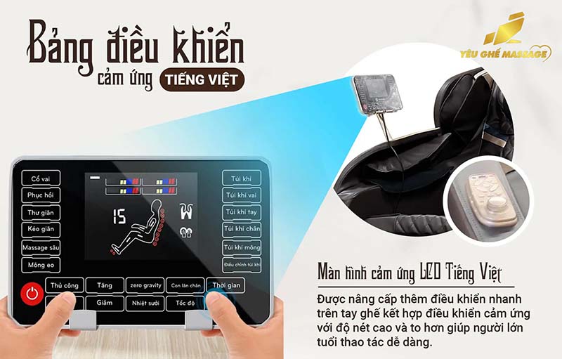 Ghế massage OKINAWA OS-402 ghe massage okinawa os 402 bang dieu khien tieng viet