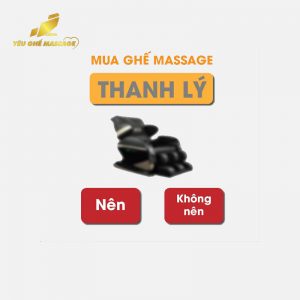 Có nên mua thanh lý ghế massage giá rẻ không?