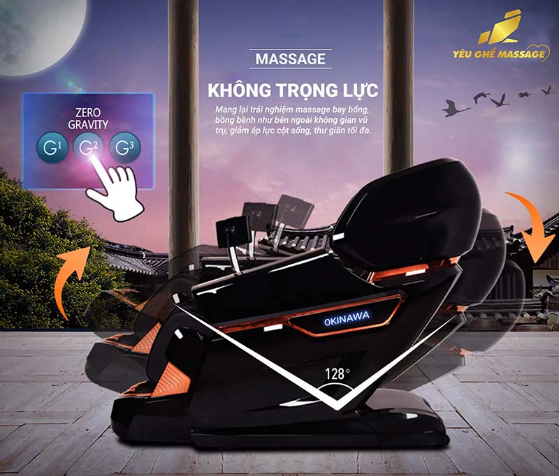  Ghế massage OKINAWA Majestic Monarch OS 500