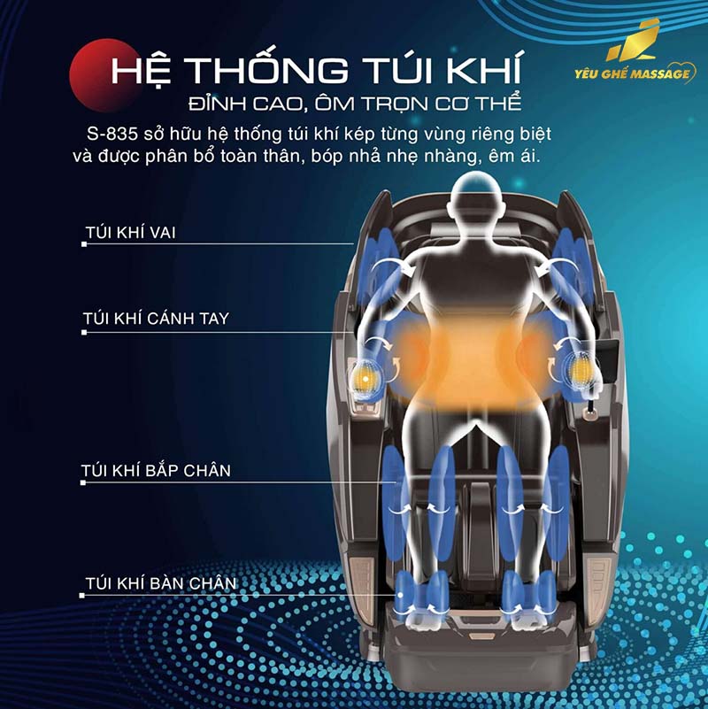 Ghế Massage Okinawa OS 835 Ghế Massage Okinawa OS 835