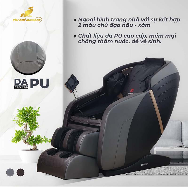 Ghế Massage Okinawa OS 811 Ghế Massage Okinawa OS 811 da pu cao cấp