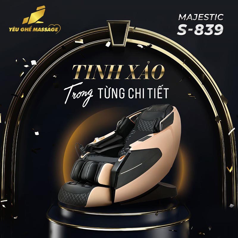 Ghế Massage Okinawa Majestic S 839 Okinawa S 839-3