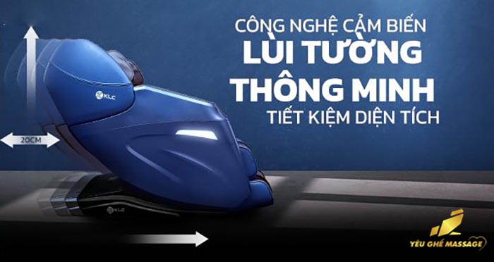Công nghệ Zero Wall - Cảm biến lùi tường ghế massage là gì? cam bien lui tuong