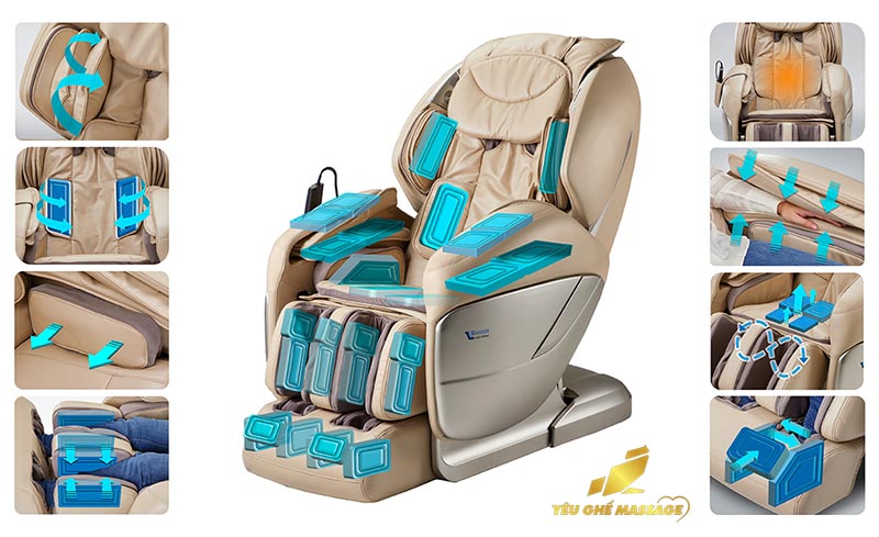Túi Khí Ghế Massage