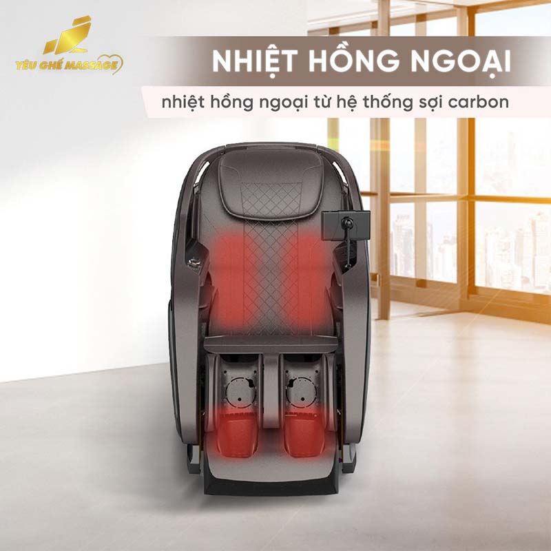 Ghe massage OKINAWA GOOD9 nhiet hong ngoai