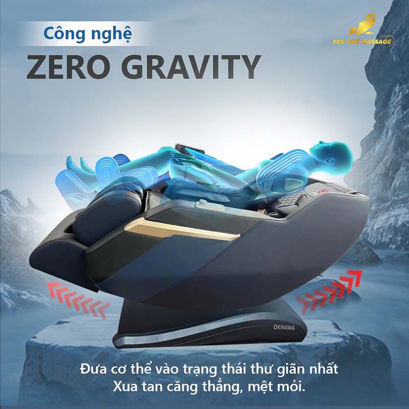 Ghế Massage Okinawa OS 706 Ghe massage okinawa OS 706 cong nghe Zero gravity
