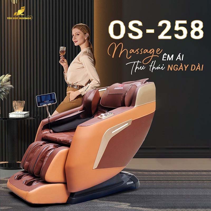 Ghế massage Okinawa OS-258 Ghe massage Okinawa OS 258 thu gian toan than