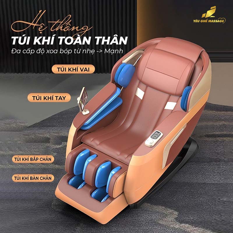 Ghế massage Okinawa OS-258 Ghe massage Okinawa OS 258 tui khi toan than