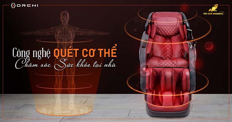 Ghế massage Oreni OR-500 11 cong nghe quet co the ghe massage