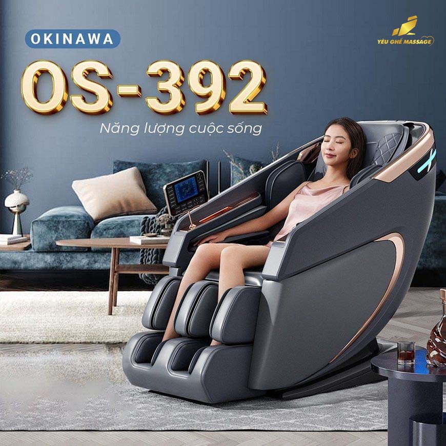 Ghe massage OKINAWA OS 392 nang luong cuoc song