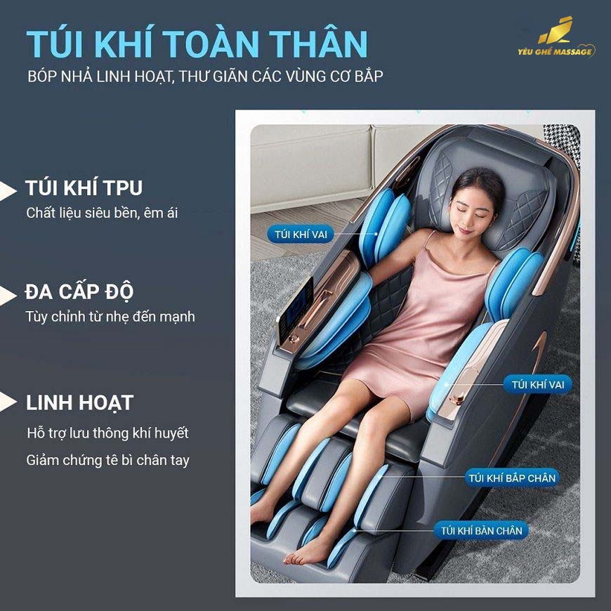 Ghe massage OKINAWA OS 392 tui khi toan than