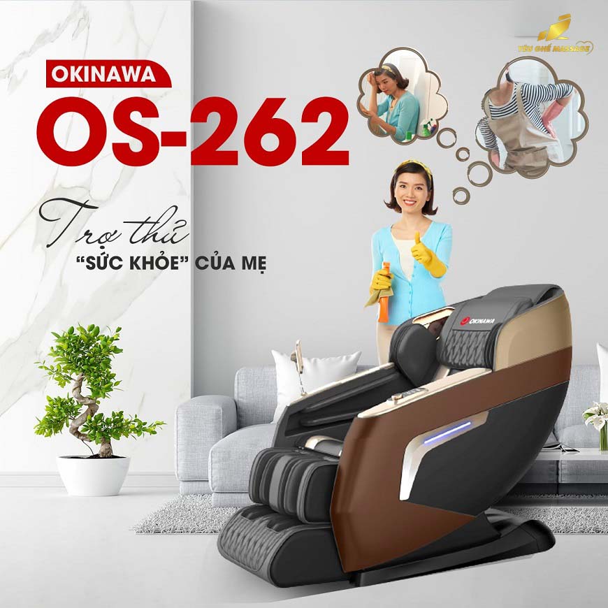 Ghế Massage Okinawa OS-262 Ghe massage Okinawa OS 262 chinh hang