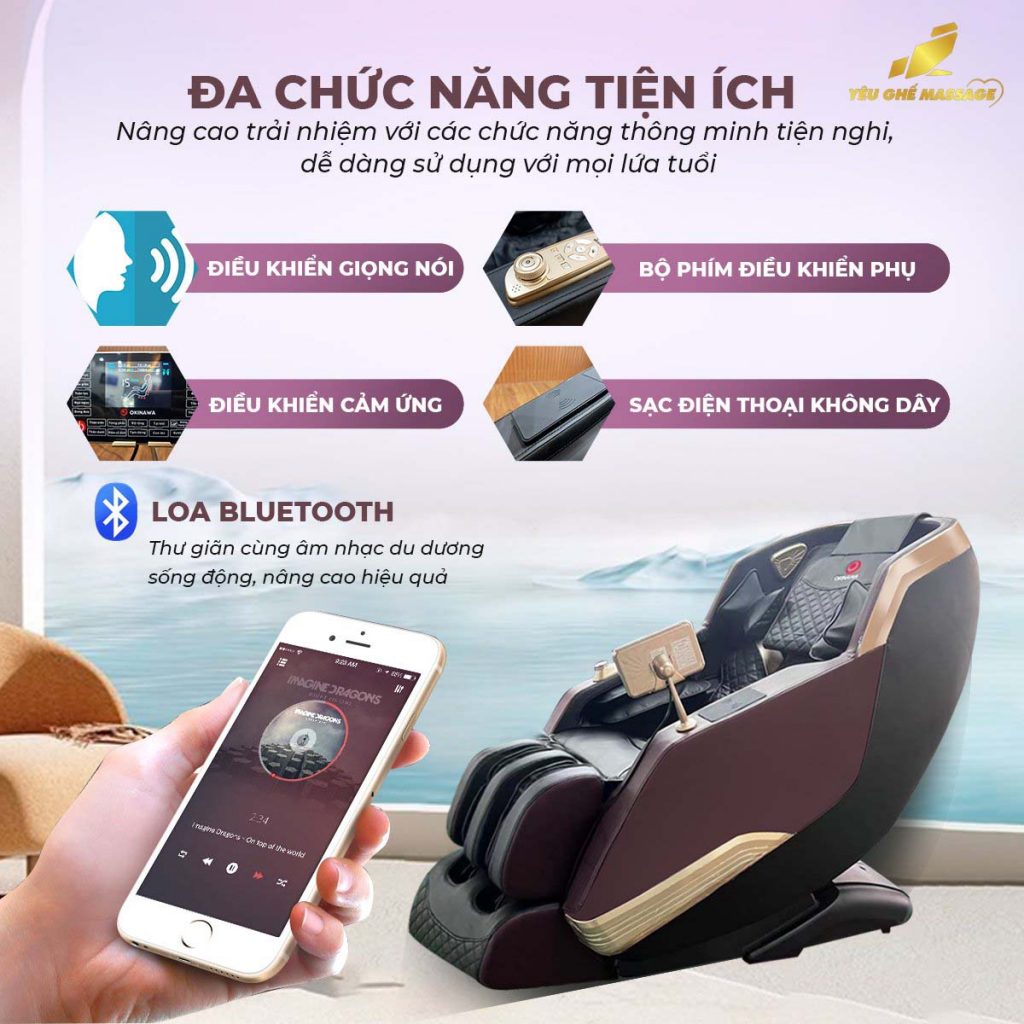 Ghế Massage Okinawa OS-709 Ghe massage Okinawa OS 709 cao cap