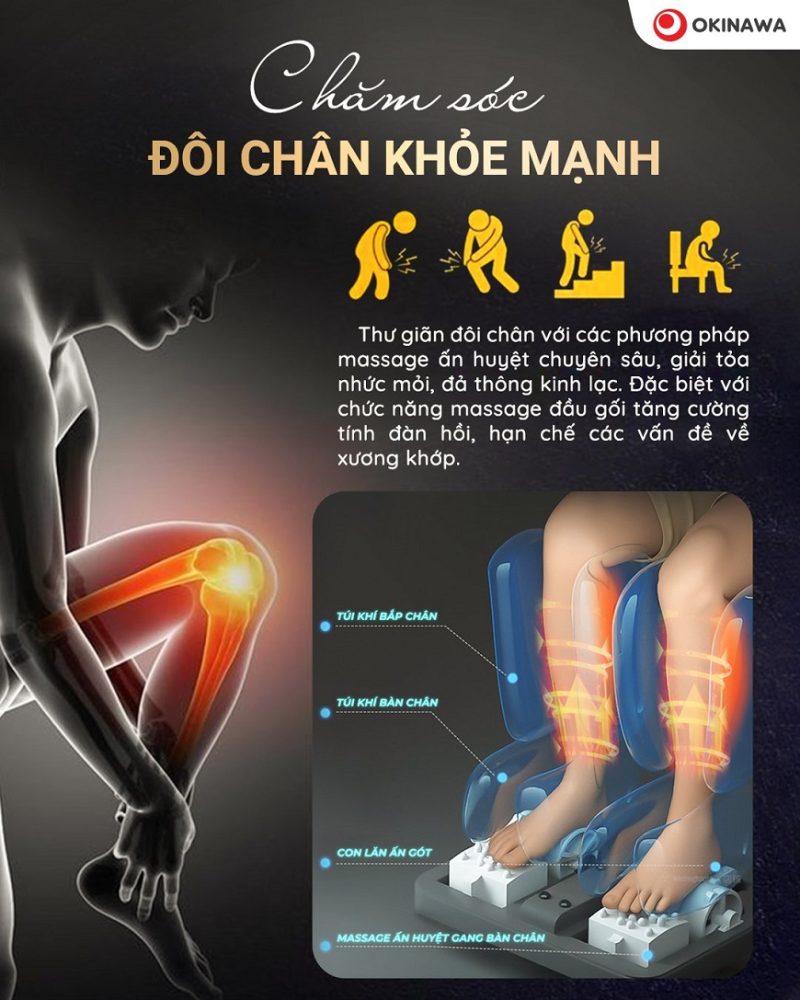 Ghế massage Okinawa Crown S-988