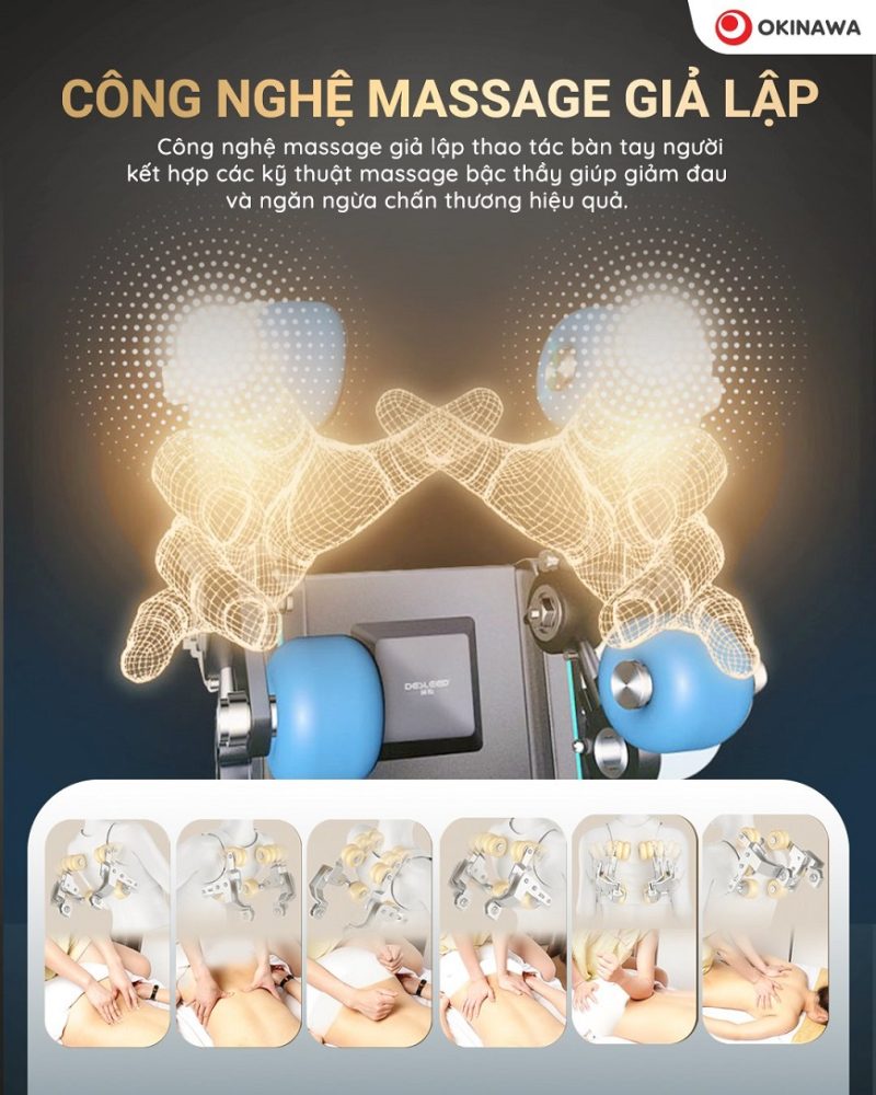 Ghế massage Okinawa Crown S-988