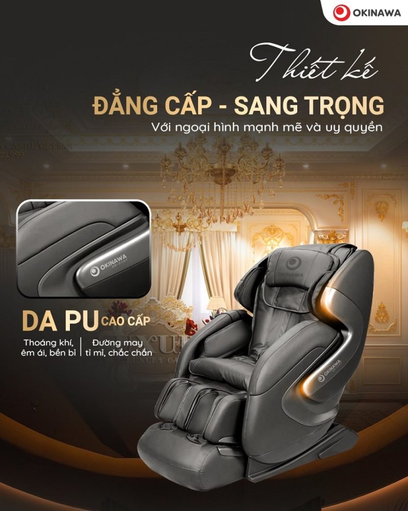 Ghế massage Okinawa Crown S-988