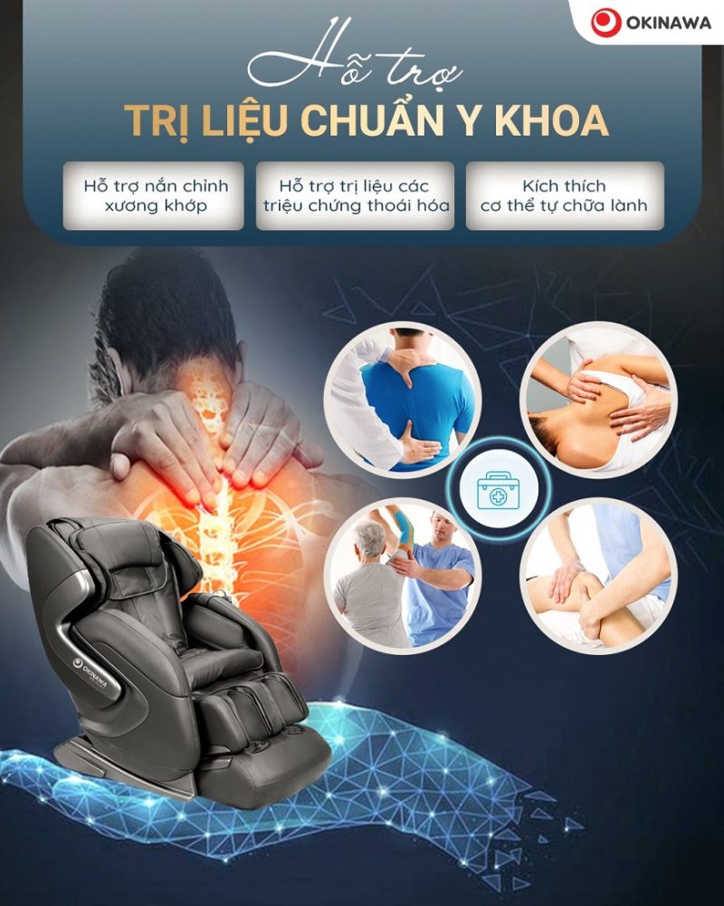 Ghế massage Okinawa Crown S-988