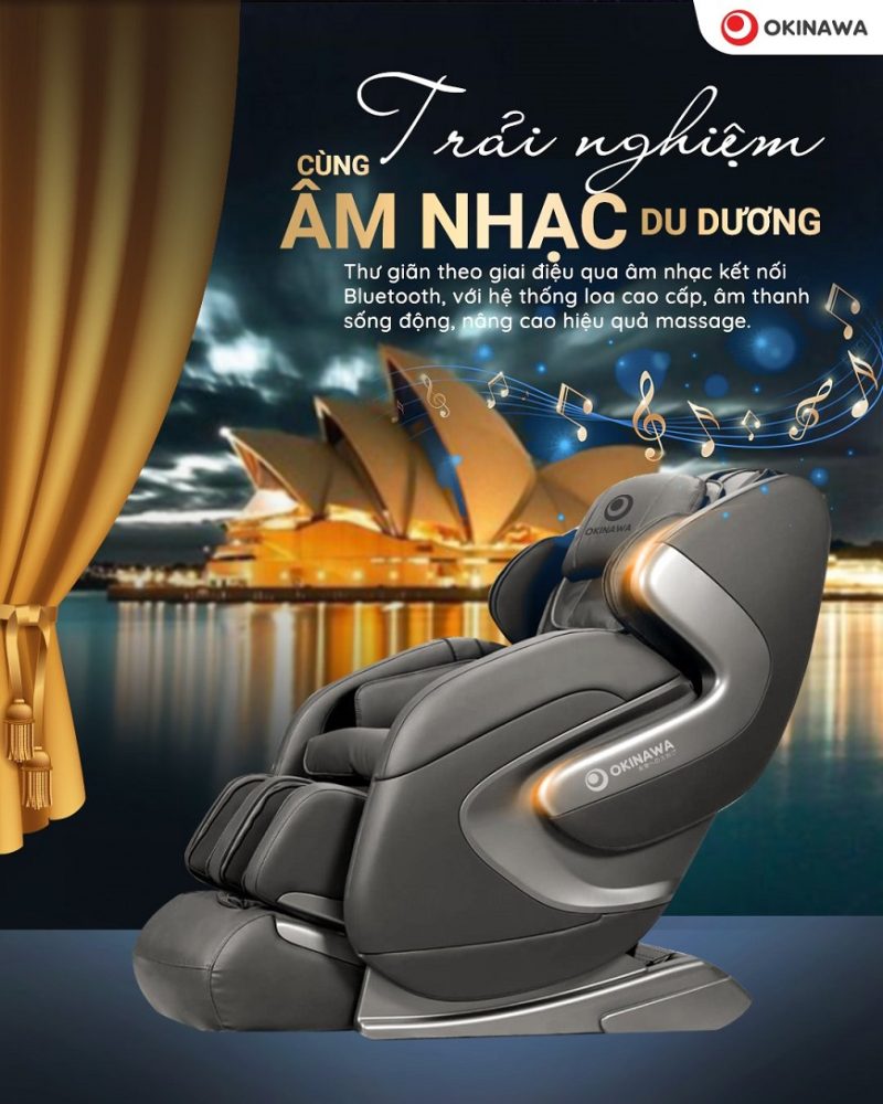 Ghế massage Okinawa Crown S-988