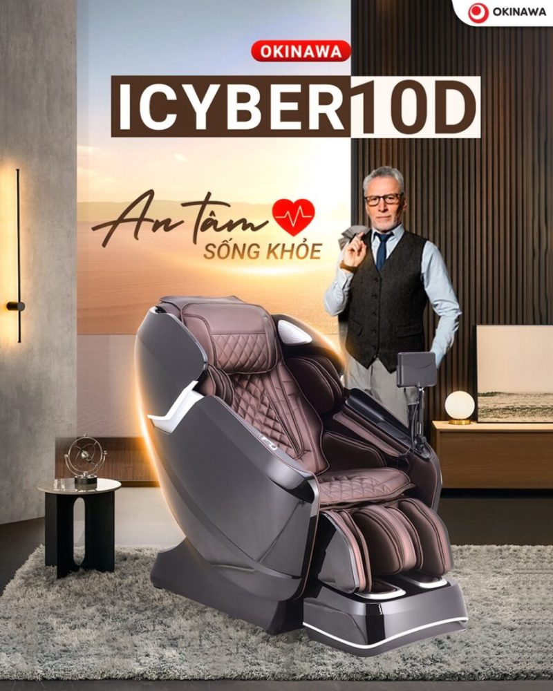 Ghế massage Okinawa ICYBER 10D