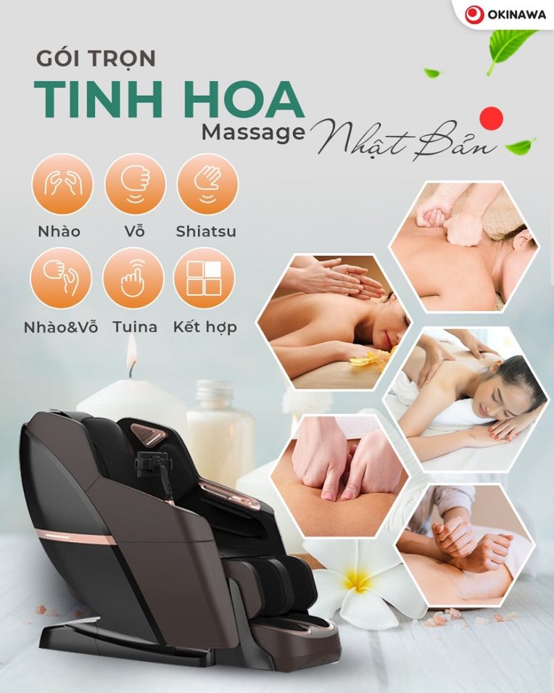 Ghế massage Okinawa S-759 Ghế massage Okinawa S-759