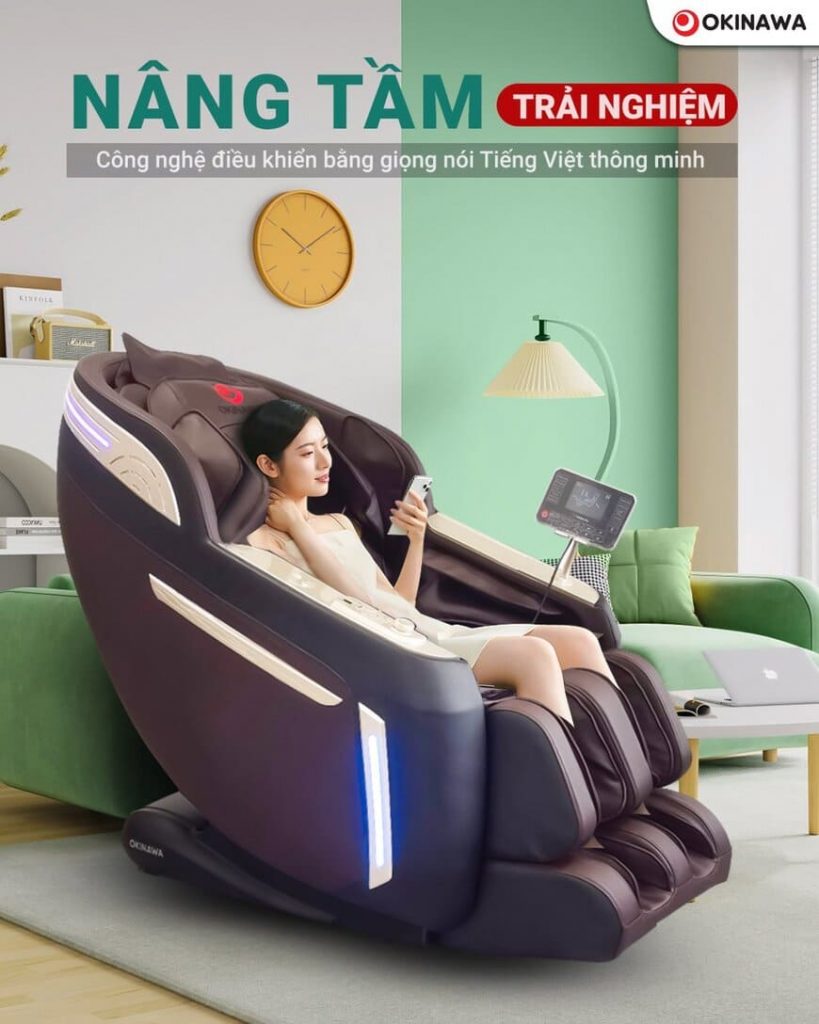 GHẾ MASSAGE OKINAWA OS-410 cong nghe giong noi ghe massage okinawa os 410