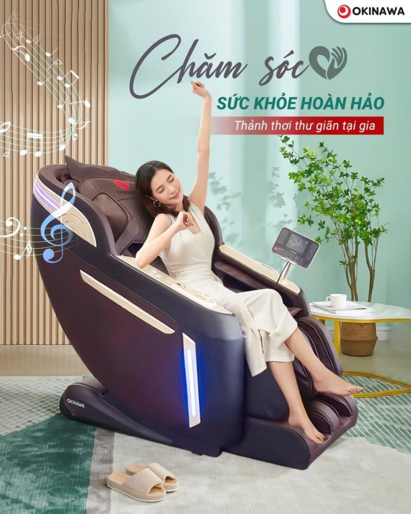GHẾ MASSAGE OKINAWA OS-410 ghe massage okinawa os 410 thu gian