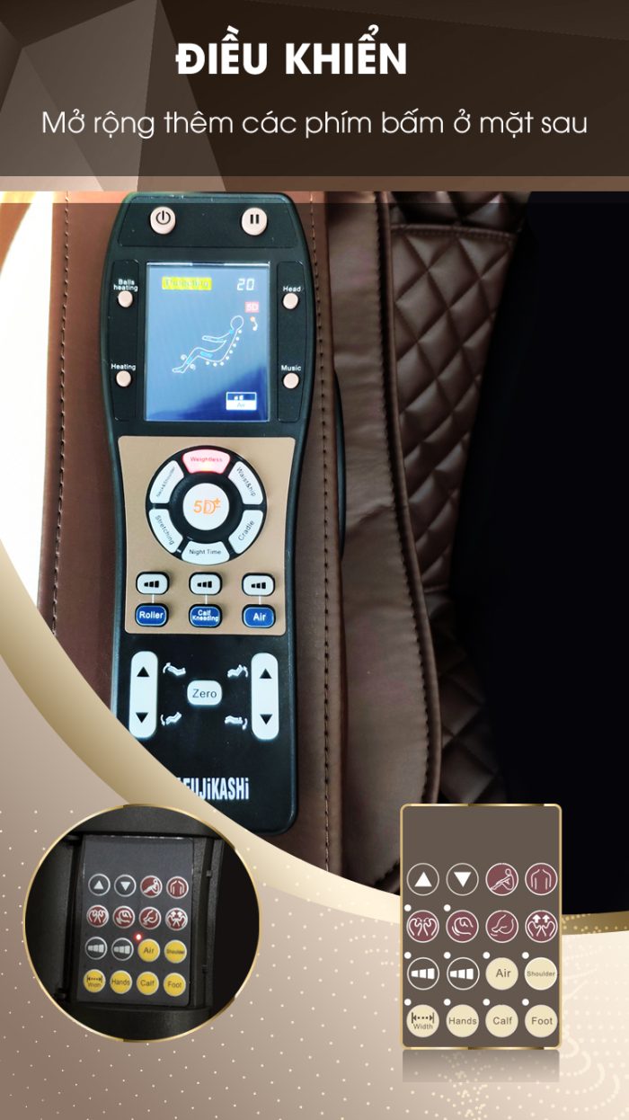 Ghế massage Fujikashi FJ-6000-2 Ghế massage Fujikashi FJ-6000-1