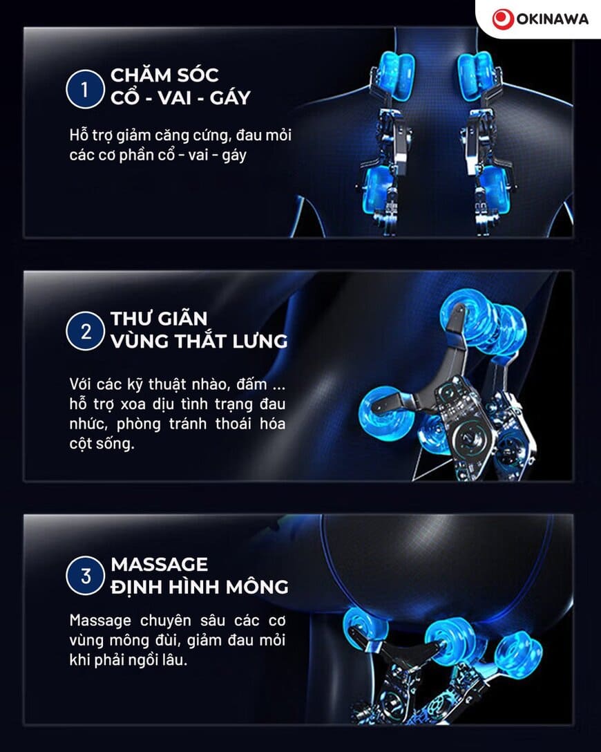Ghế massage Okinawa IMASTER 7D