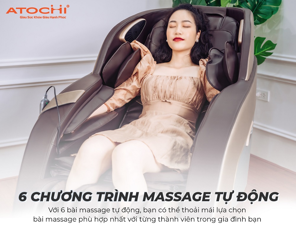 Ghế Massage Atochi AT-112 ghe massage atochi at 112 6 chuong trinh massage tu dong