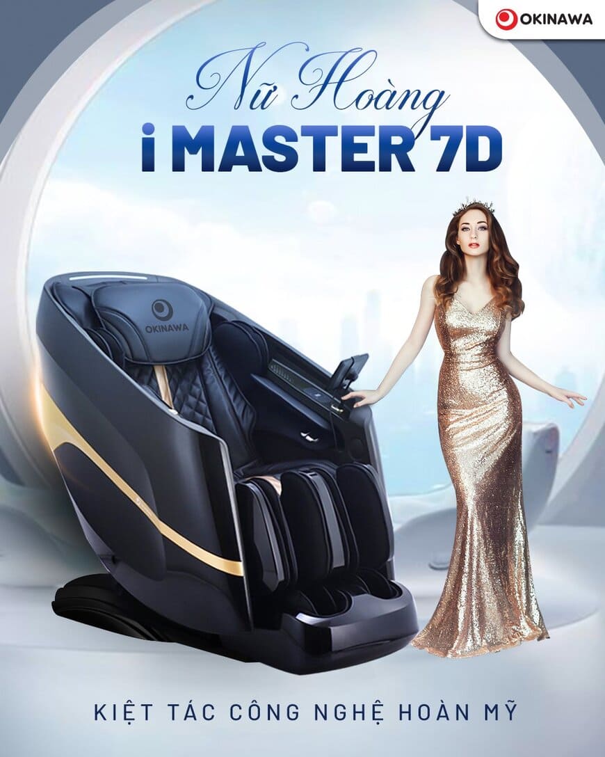 Ghế Massage Thương Gia Là Gì? Có những công nghệ nào? Ghế massage Okinawa Imaster 7D