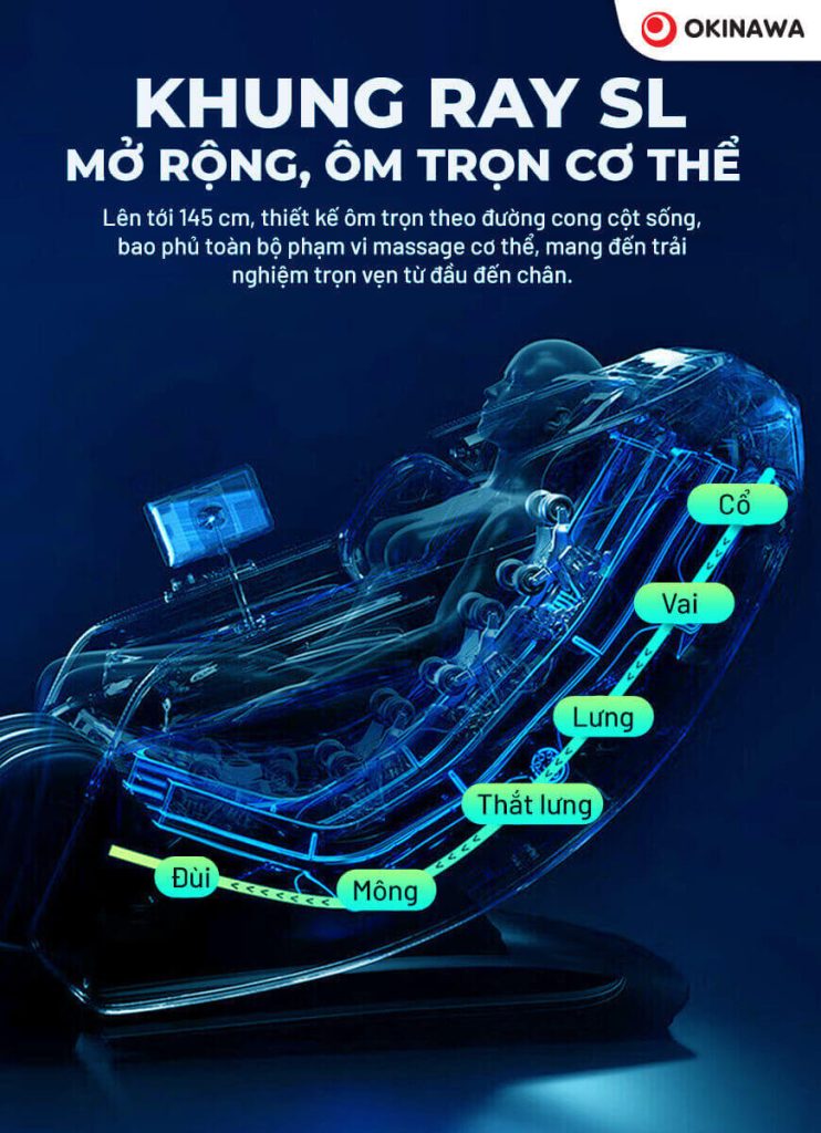 Ghế massage Okinawa OS-416 ghe massage okinawa os 416 cong thai hoc