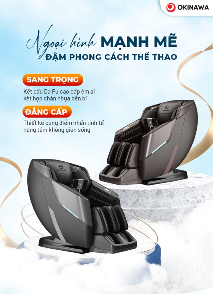 Ghế massage Okinawa OS-416 ghe massage okinawa os 416 sang trong