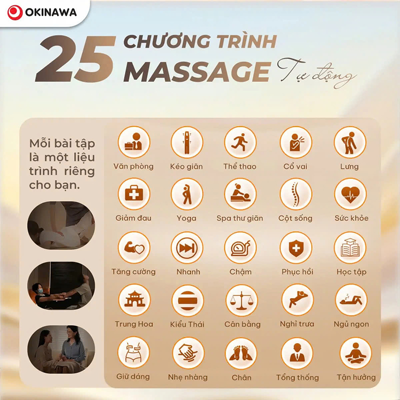 Ghế massage Okinawa Mellow