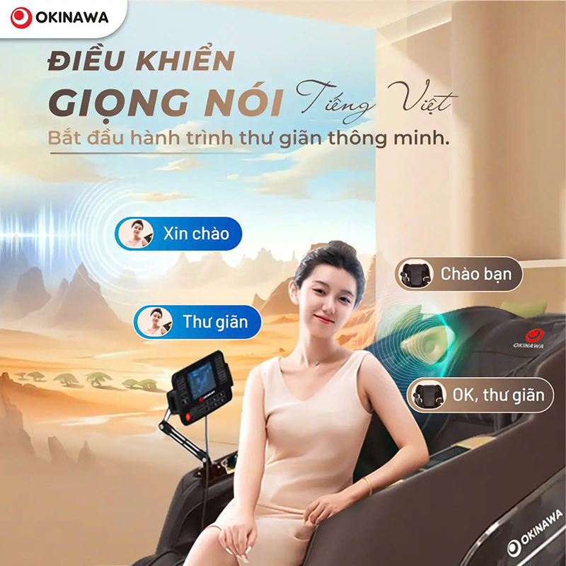Ghế massage Okinawa Mellow