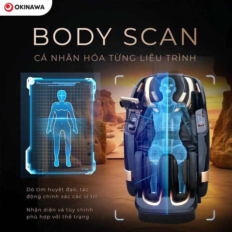 Ghế massage Okinawa Mystical