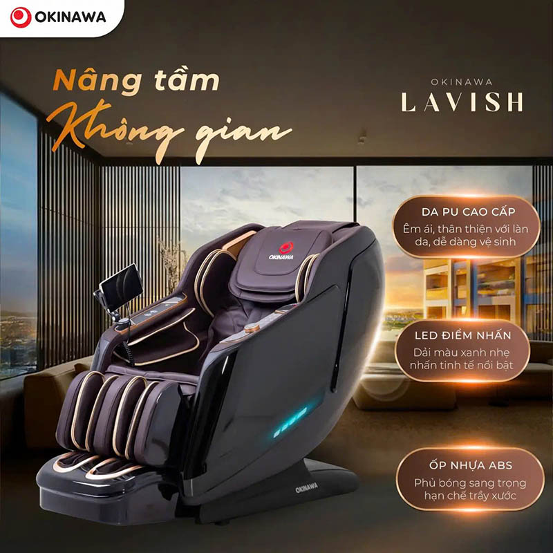 Ghế Massage Okinawa Lavish