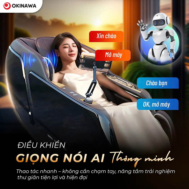 Ghế Massage Okinawa Lavish