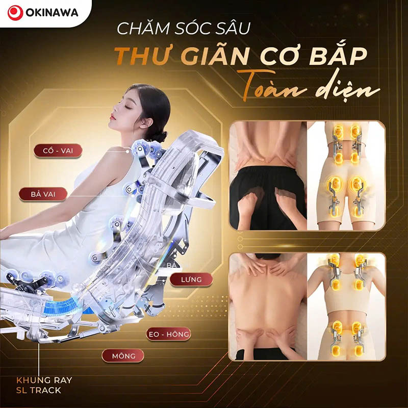 Ghế Massage Okinawa Lavish