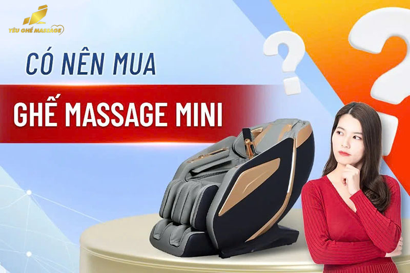 Ghế Massage Mini Là Gì? Có Nên Mua Hay Không? Ghế Massage Mini Là Gì?