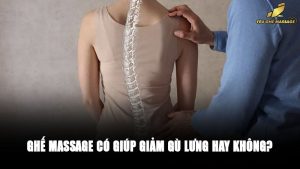 Ghế Massage Có Giúp Giảm Gù Lưng Hay Không