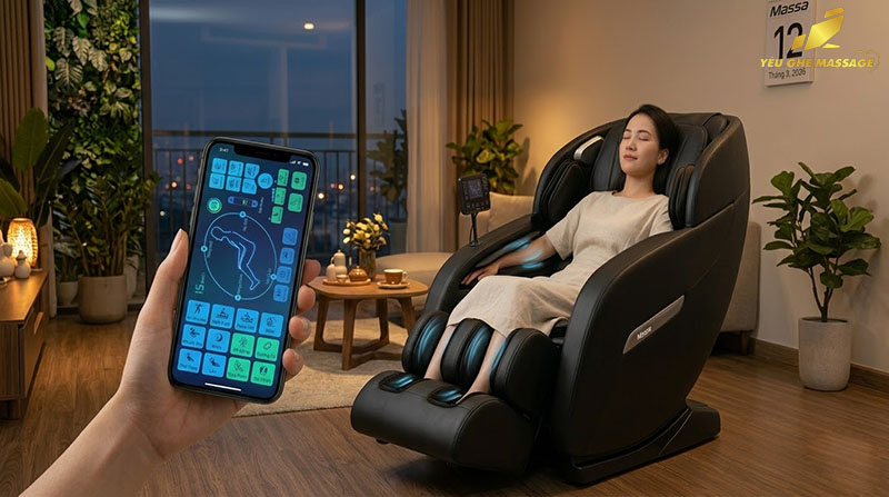 Ghế Massage Điều Khiển Qua App Có Thực Sự Tiện Lợi?