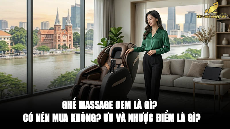 Ghế massage OEM là gì? Có nên mua không? Ưu và Nhược điểm là gì? Ghế massage OEM là gì?