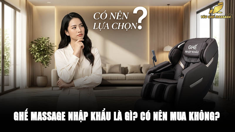 Ghế massage nhập khẩu Là gì?