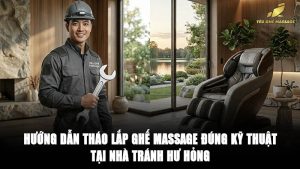 Hướng dẫn tháo lắp ghế massage đúng kỹ thuật tại nhà
