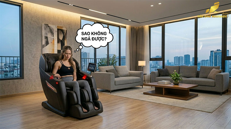 Cách khắc phục lỗi ghế massage không ngả được